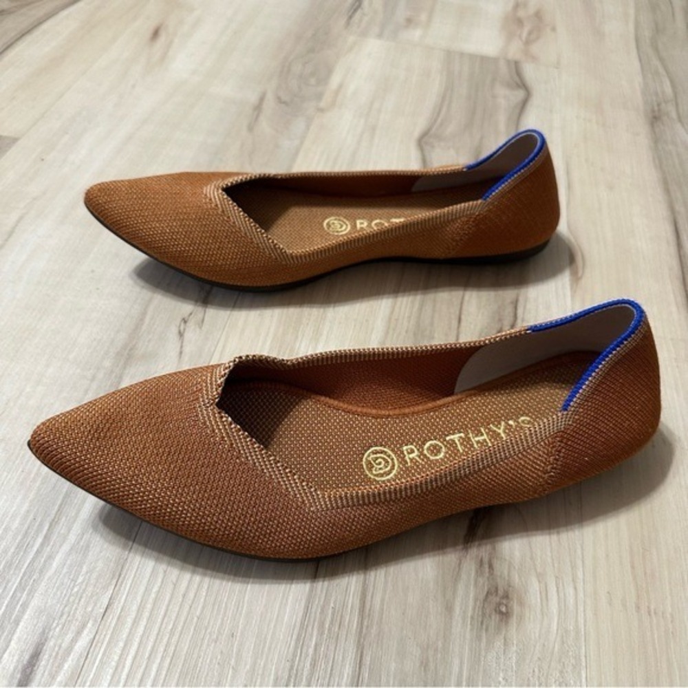 Rothy's The Point Flat in Fawn Size 8‎ - Picture 6 of 9